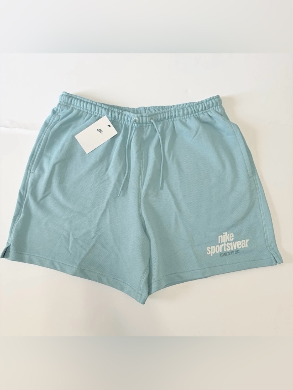 Nike Men's Club French Terry Relaxed Flow Shorts Blue  Fit size new
